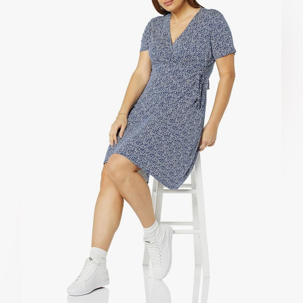 Faux Wrap Dress